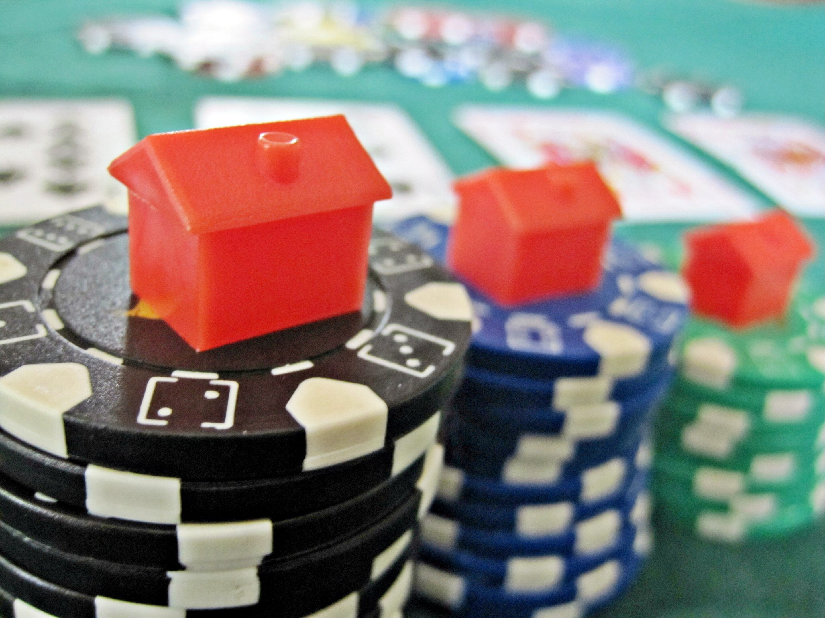 Casino chips and playing cards used for coverage of Ontario regulated iGaming channelization