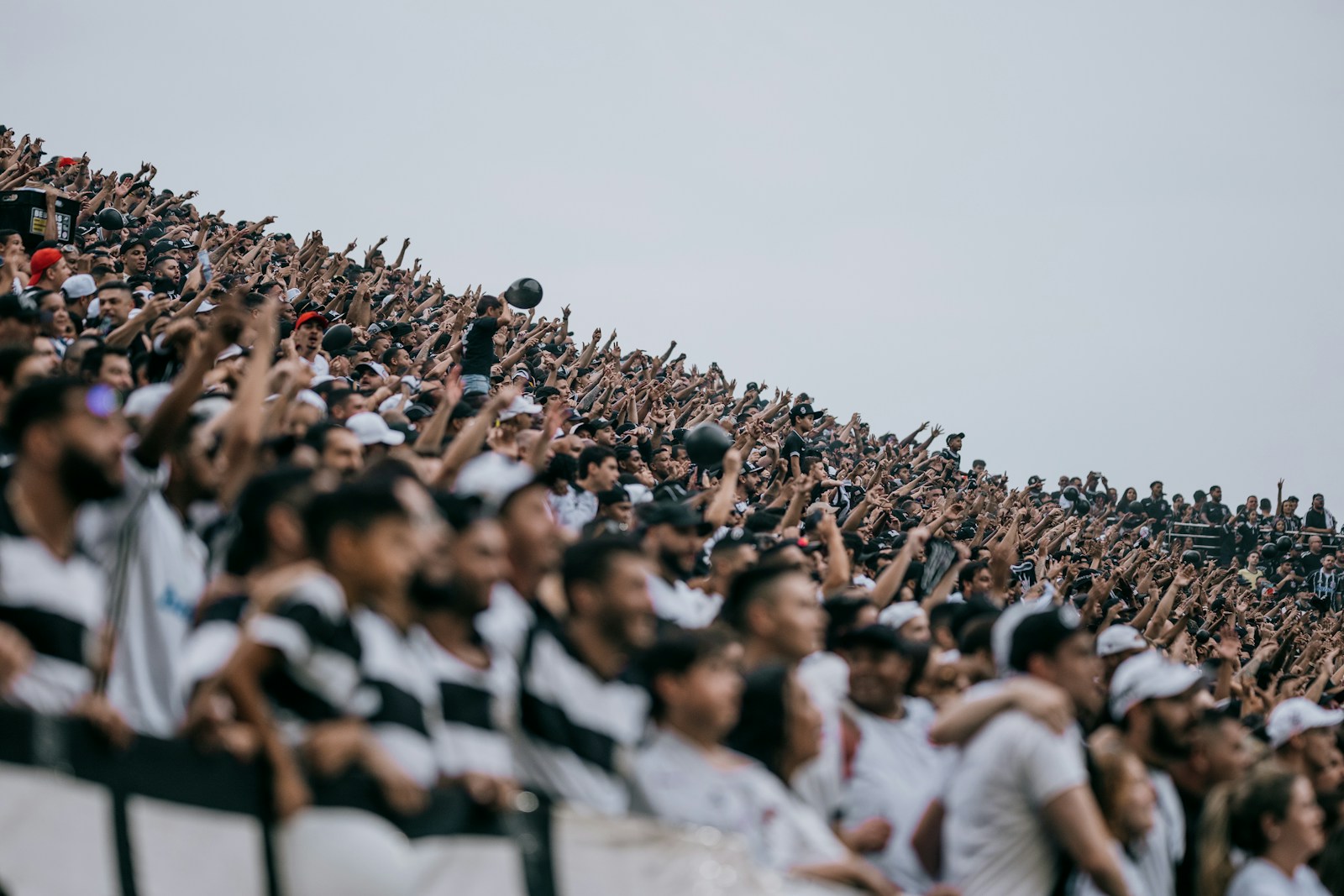 Football supporters in the stands for Iran vs New Zealand preview