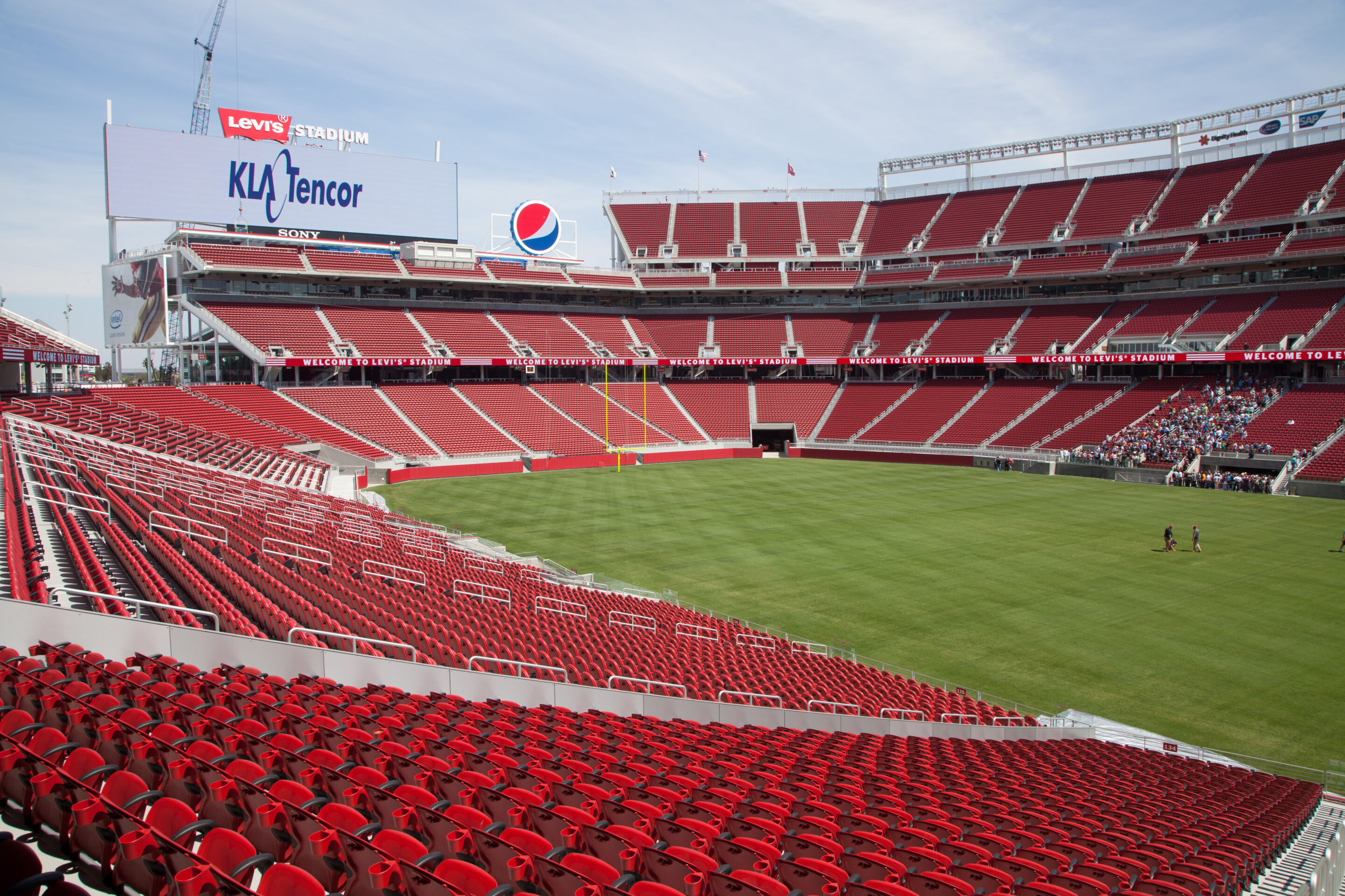 Interior view of Levi's Stadium for Jordan vs Algeria World Cup preview