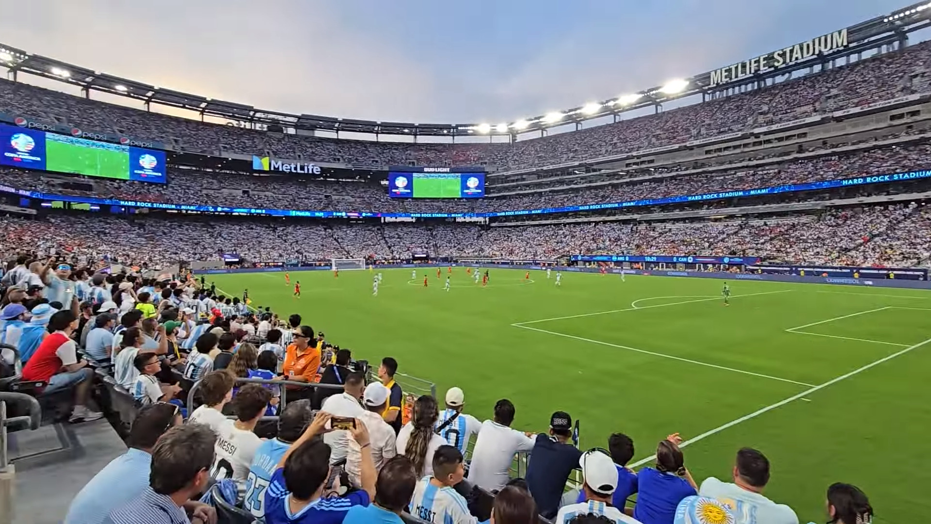 Interior view of MetLife Stadium for Norway vs Senegal World Cup preview