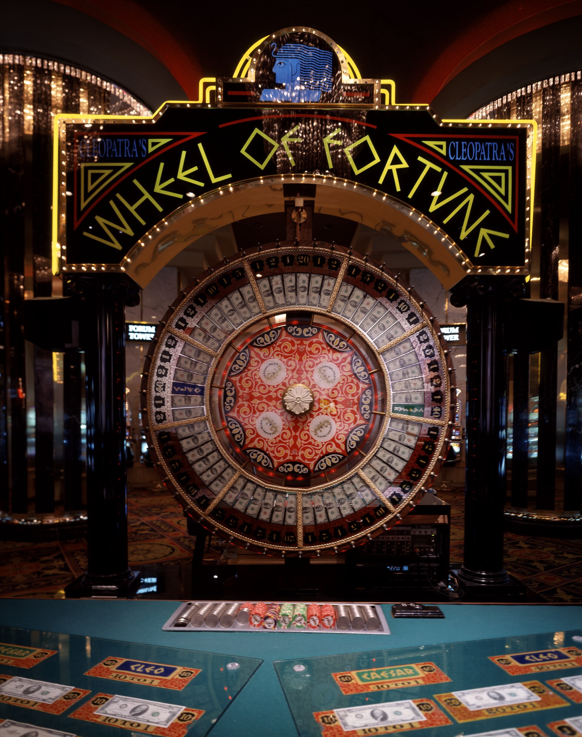 Casino wheel game representing adjusted gross revenue in gambling reports