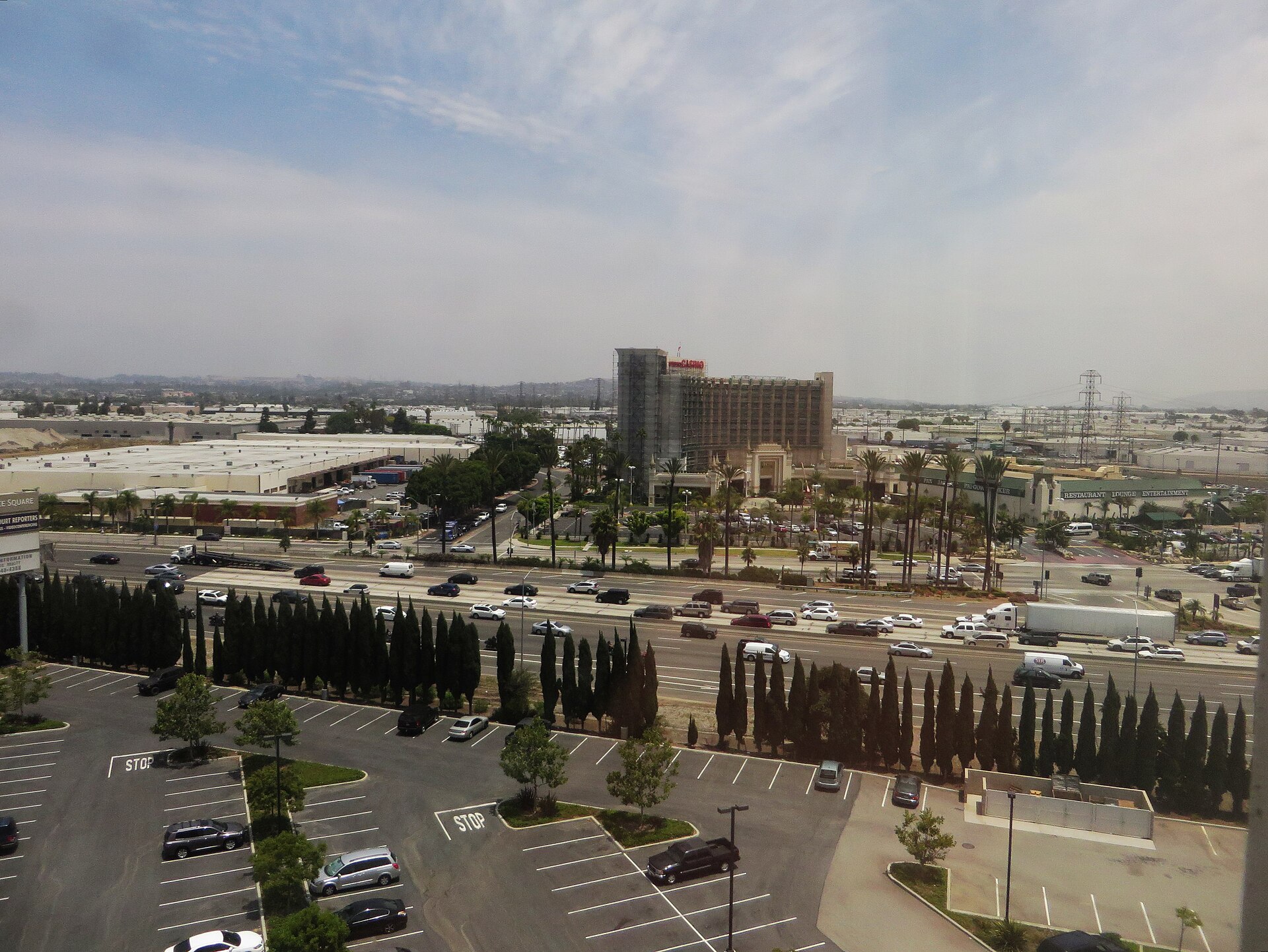 Commerce Casino exterior representing the California cardroom ruling and table-game regulations