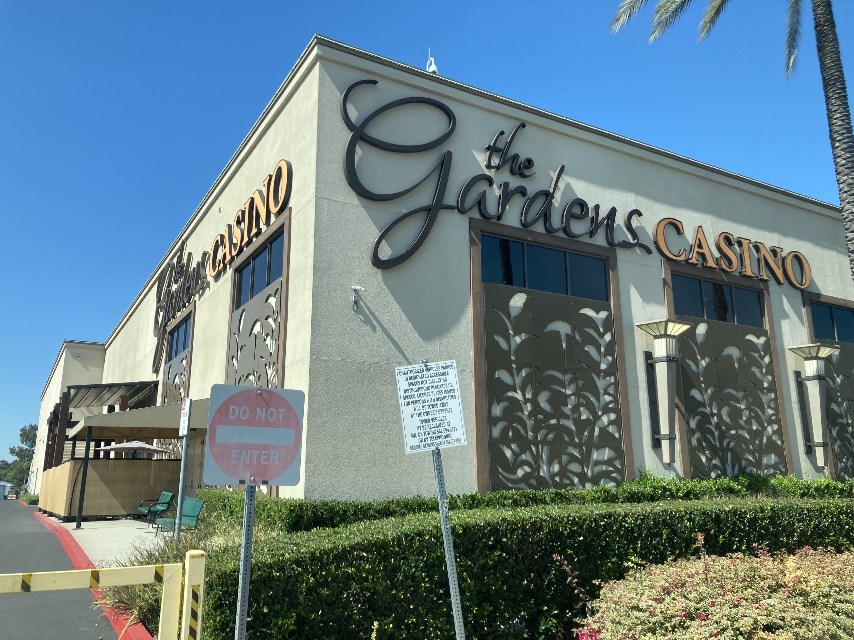 Gardens Casino exterior representing California cardrooms explained