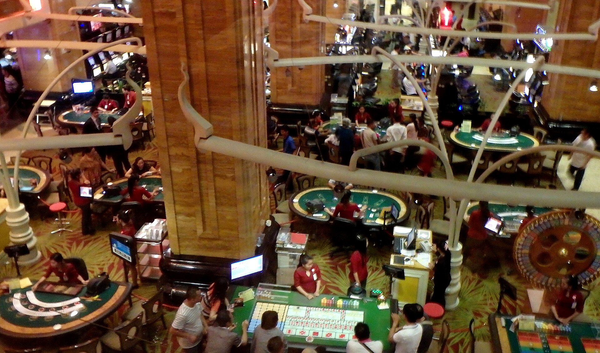 Nagaworld gaming floor in Phnom Penh representing Cambodia gaming sector regulation