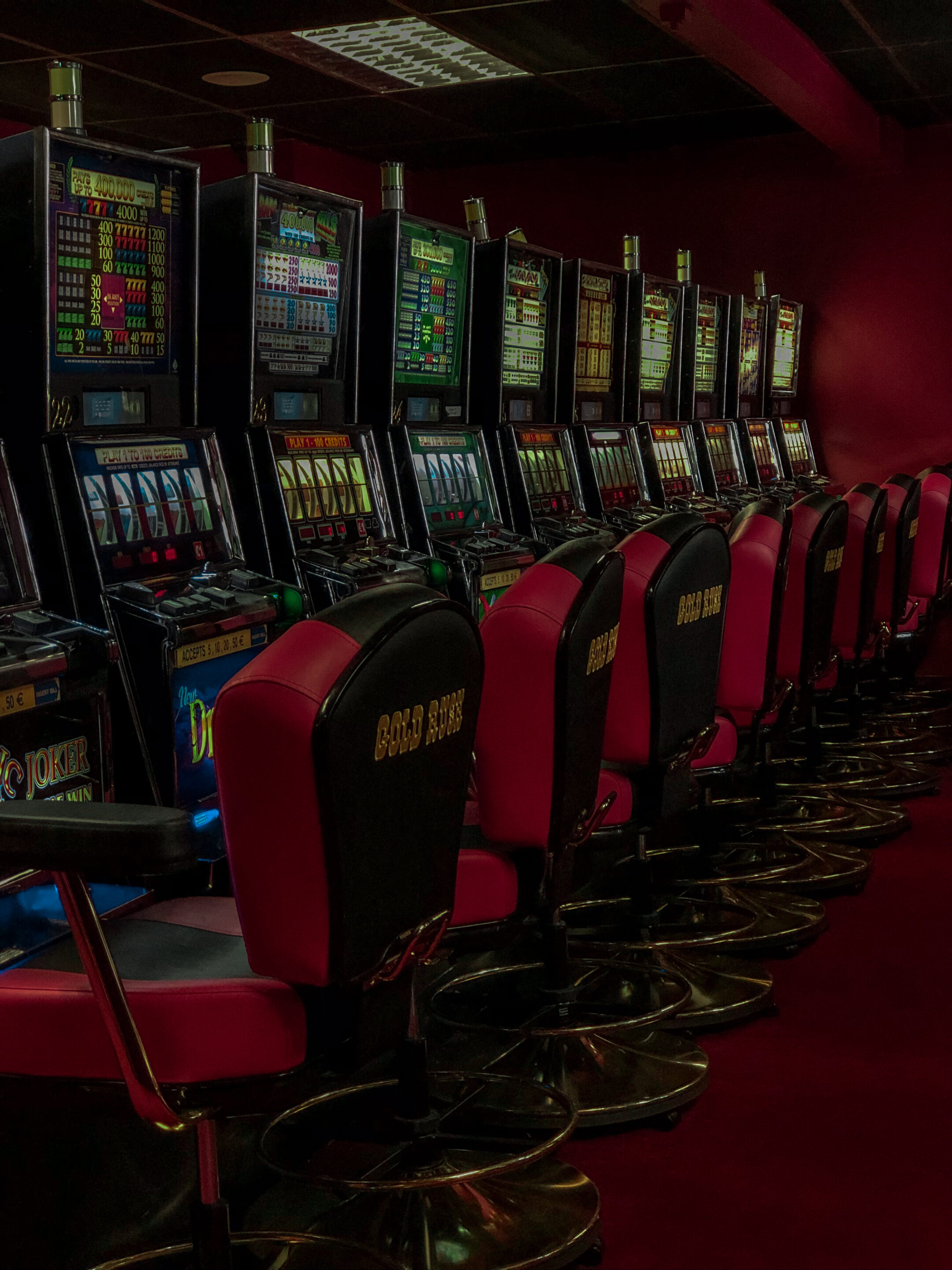 Casino slot floor representing casino game aggregators and large online game lobbies