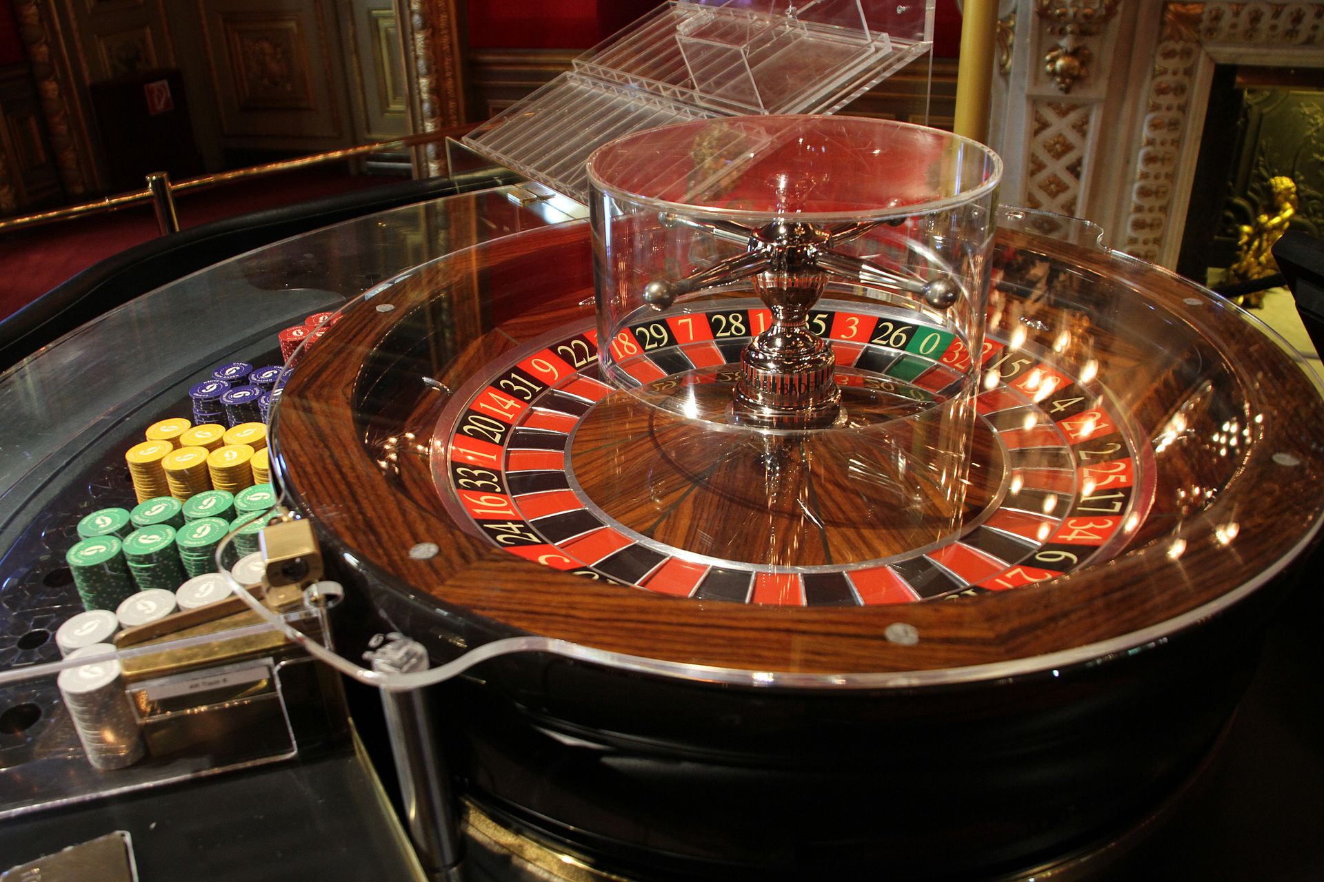 Roulette table representing gambling blocking software for casino and betting players