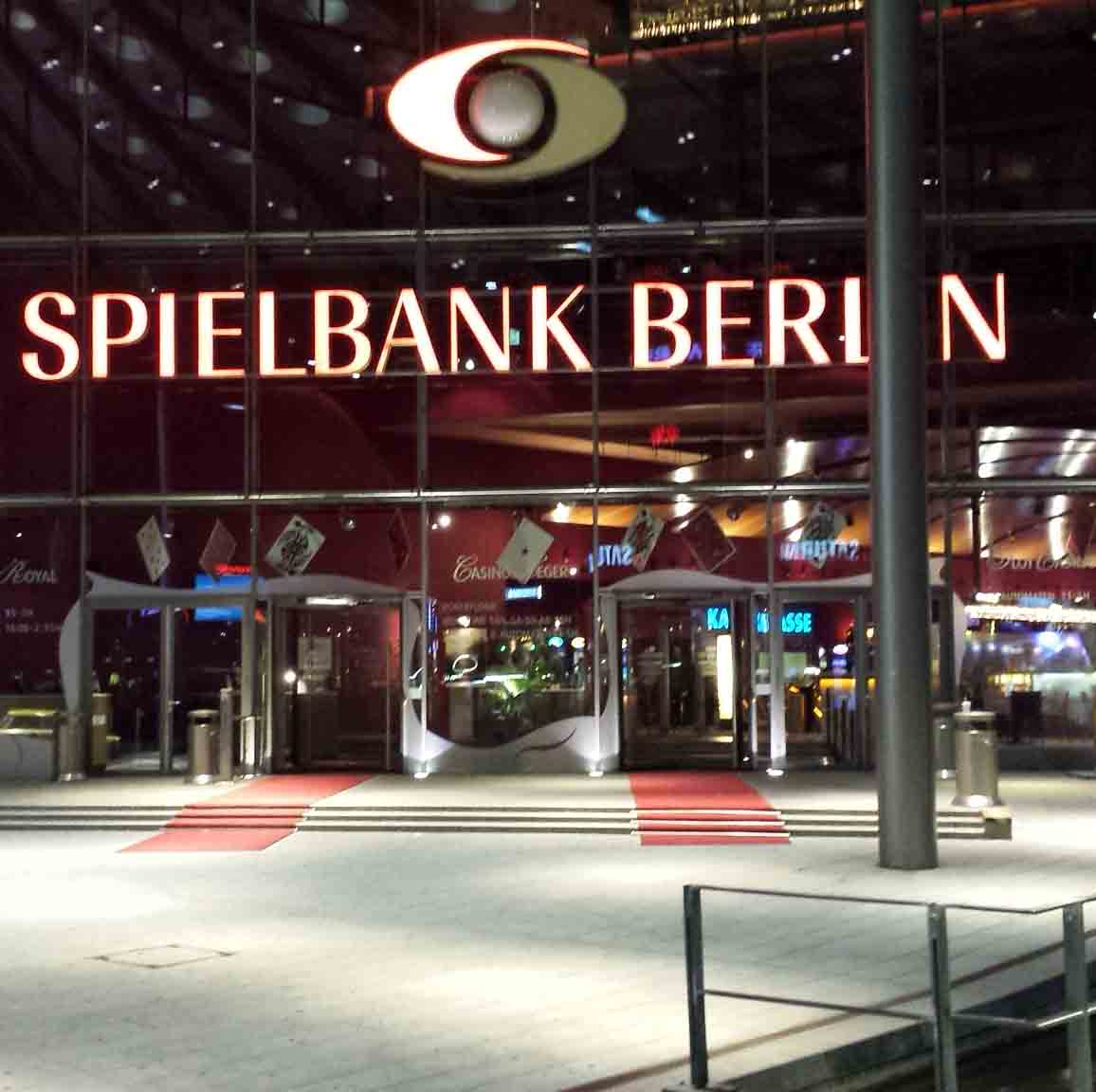 Spielbank Berlin casino entrance representing German gambling regulation
