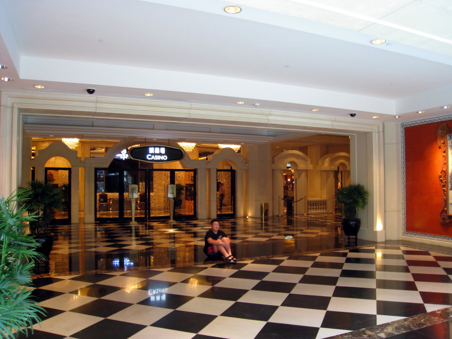 Macau casino access point representing illegal gambling distributor networks