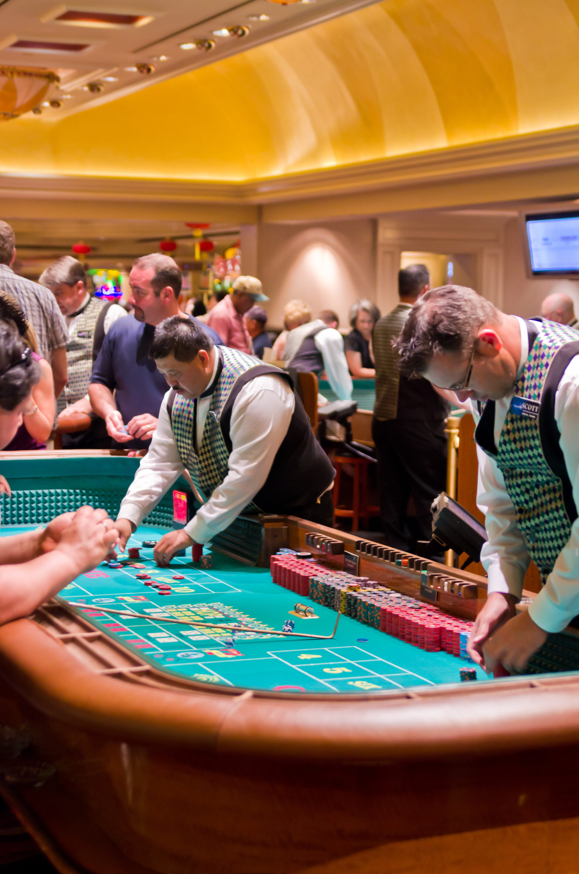 Casino table with chips representing Australia's gambling reform bill