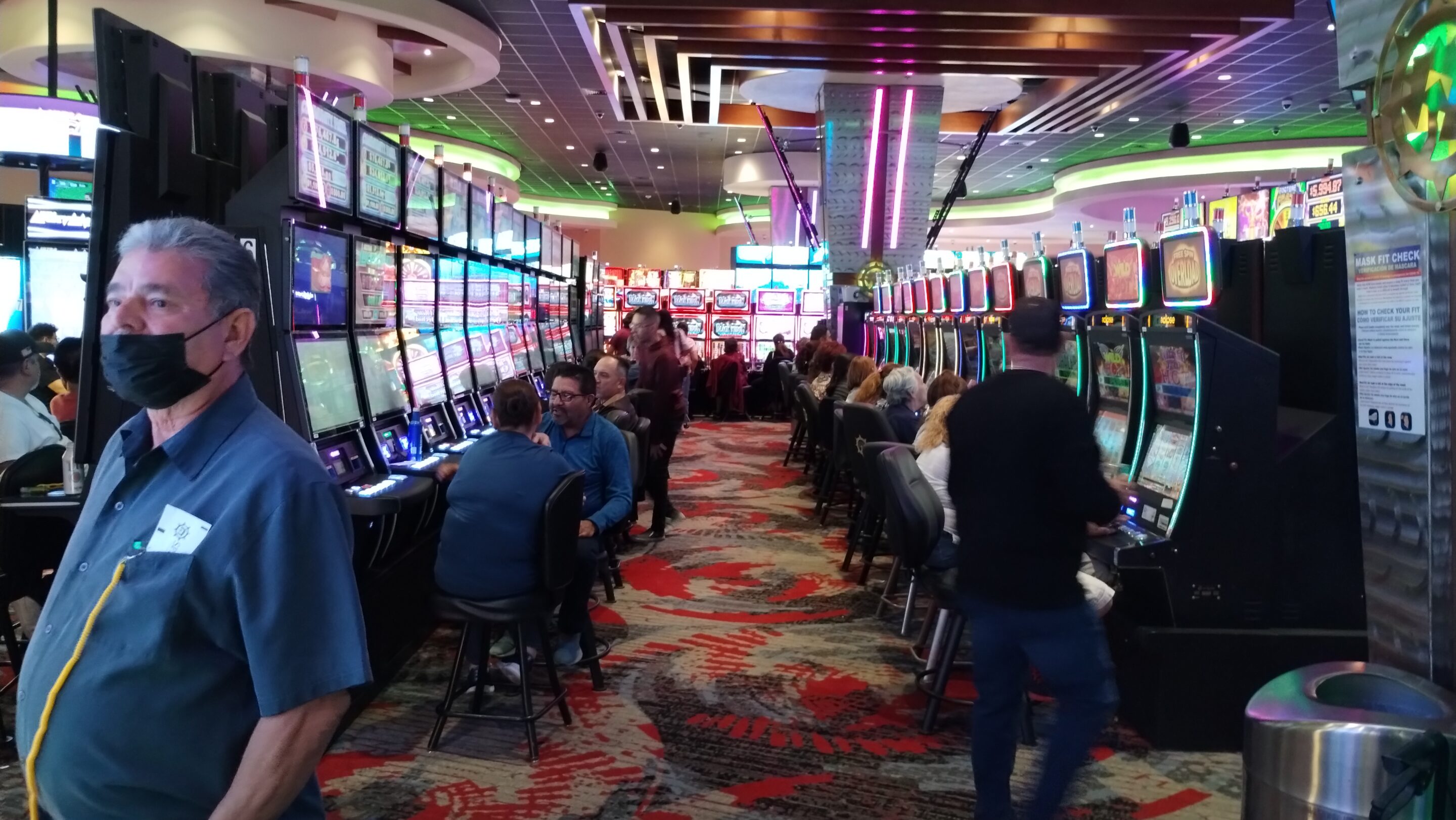 Casino interior representing self-exclusion in online gambling