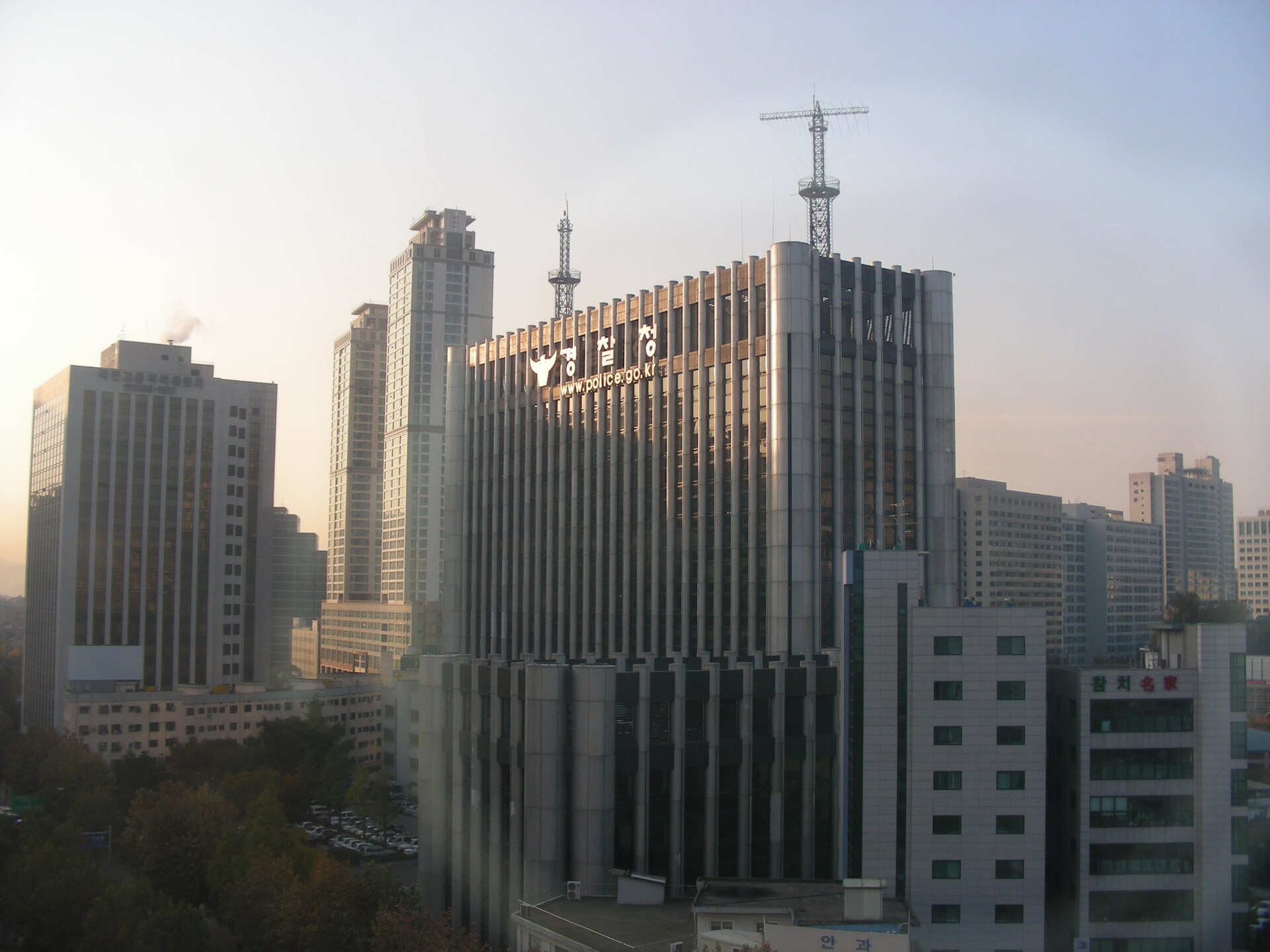 Korean National Police Agency building representing the South Korea UAE gambling extradition case