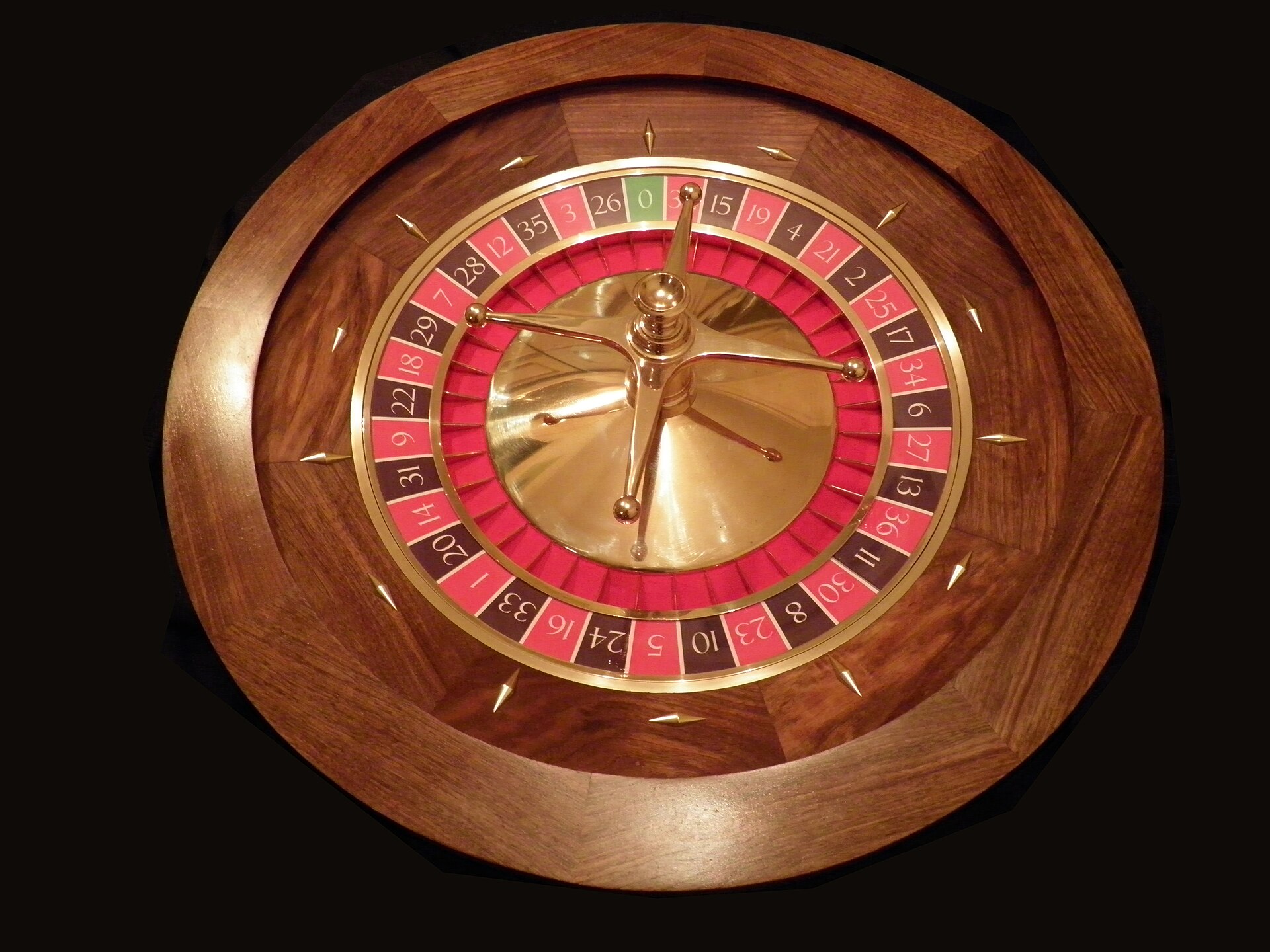 Roulette wheel representing a sportsbook to casino switch after a big event
