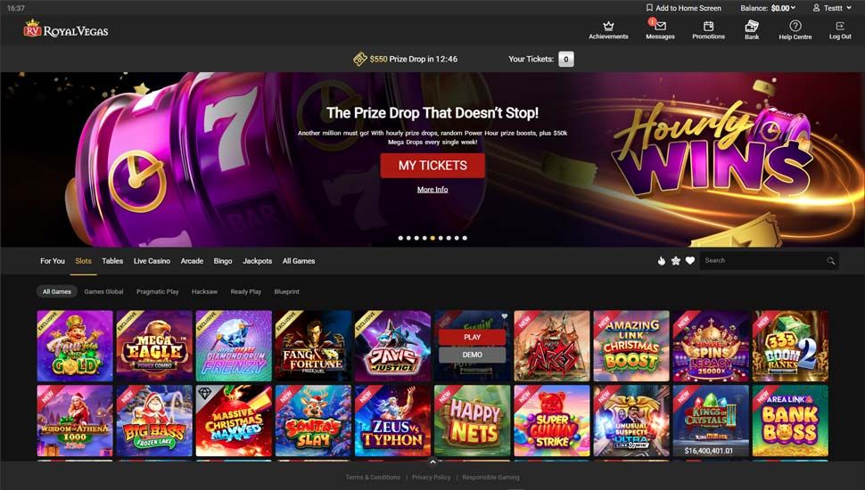 Royal Vegas slots