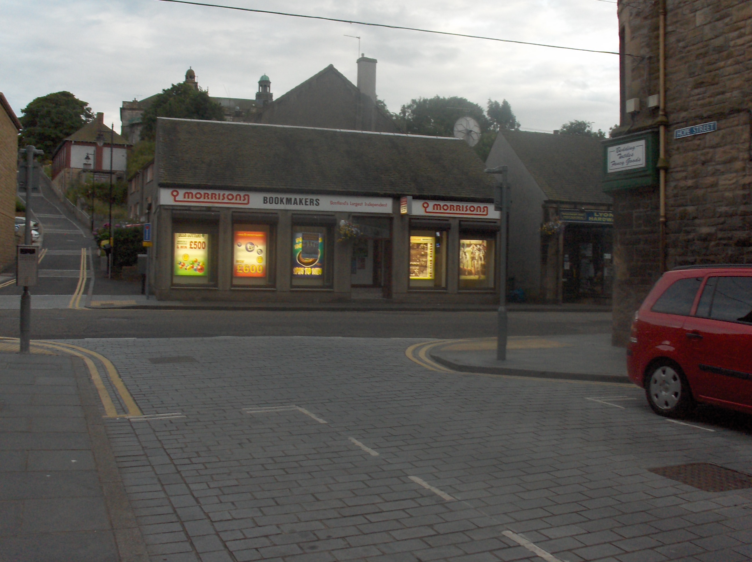 UK betting shop representing Gambling Commission licence fees and oversight