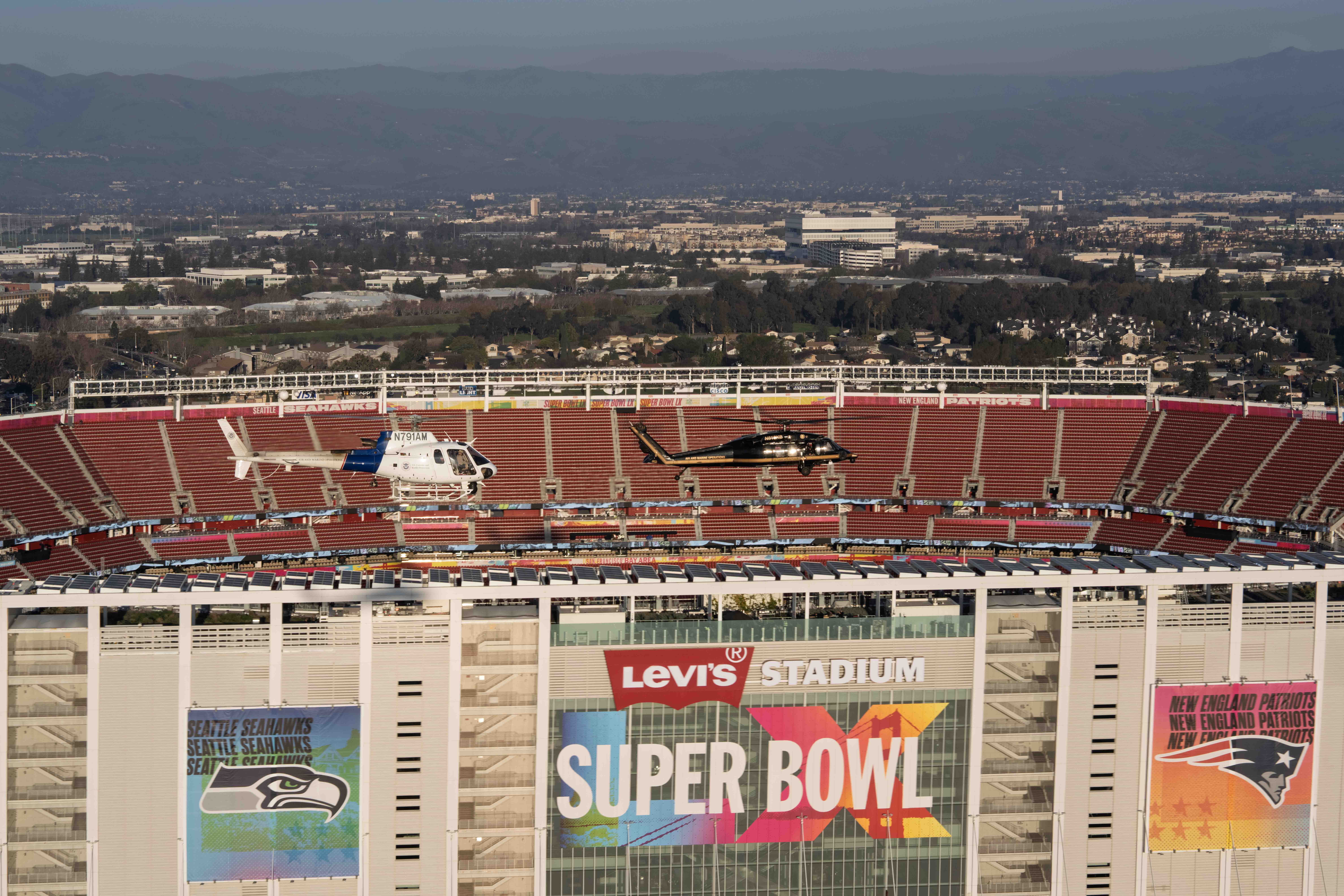 Aerial view of San Francisco Bay Area Stadium for USA vs Bosnia and Herzegovina World Cup preview