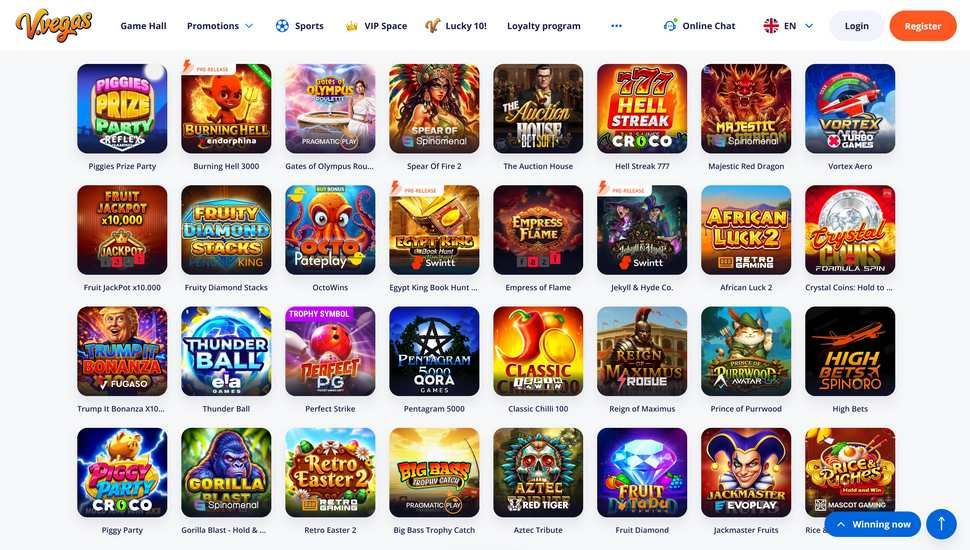 V.Vegas slots