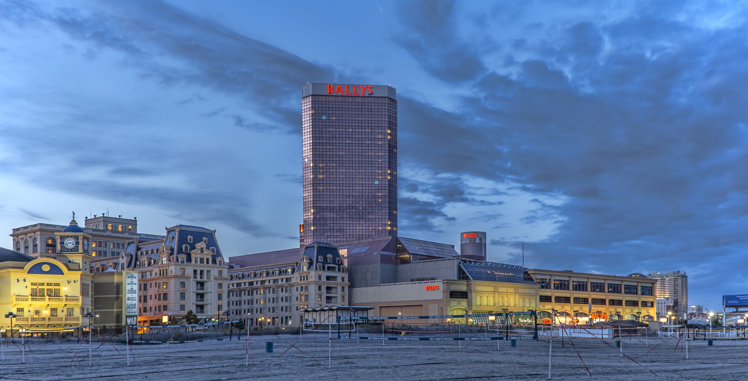 Bally's Casino in Atlantic City representing Bally's Q2 casino revenue