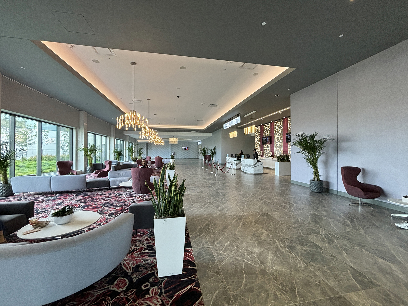 Canadian casino resort lobby representing BetMGM's Alberta Game of Thrones slot launch
