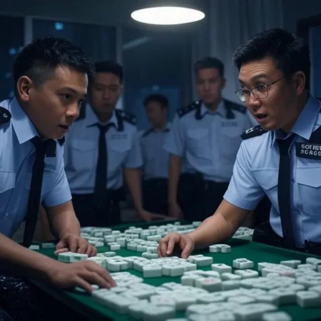 Illegal Mahjong Den Raided in Tsuen Wan