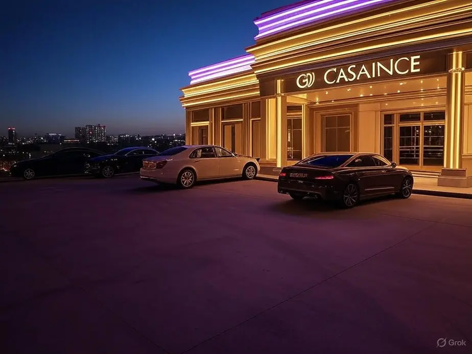 High-rollers enjoying the luxury of a bustling casino floor.