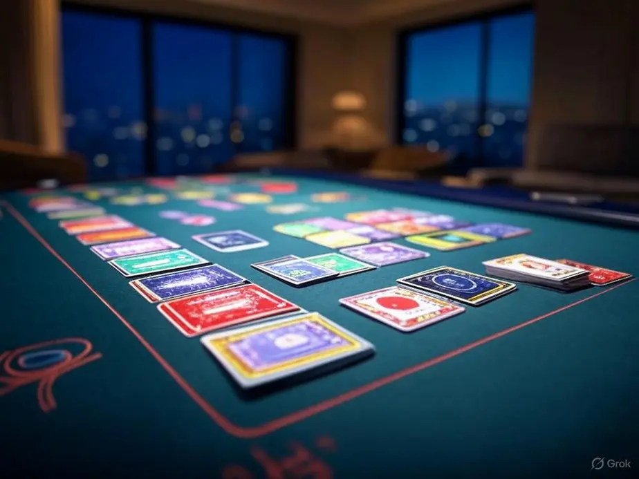 A player immersed in the action of Online Baccarat, highlighting its thrill and strategic play.