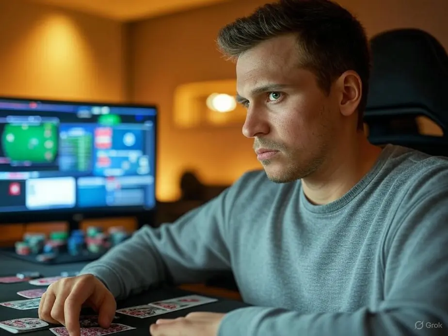 A modern online poker interface illustrating technological integration and player engagement.