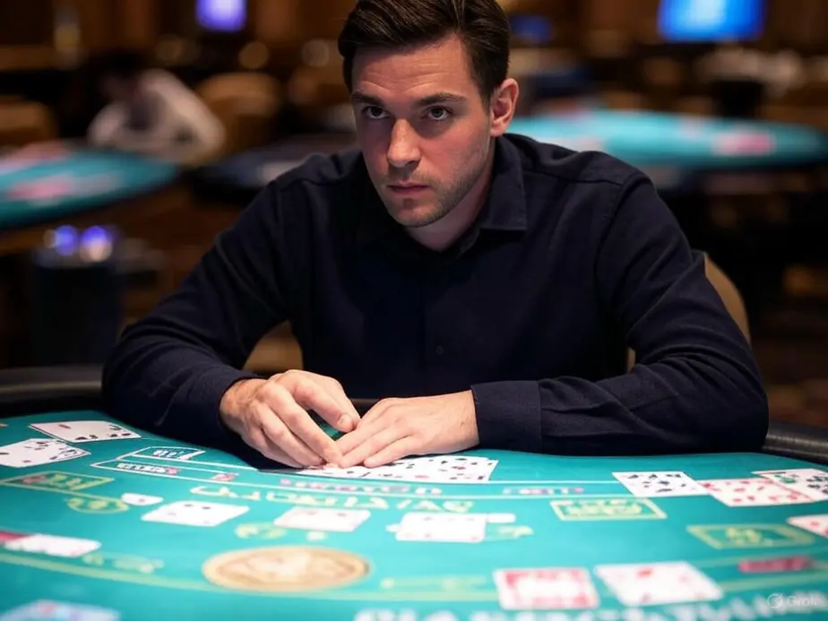 A sophisticated gaming setup highlighting premium online blackjack sites.