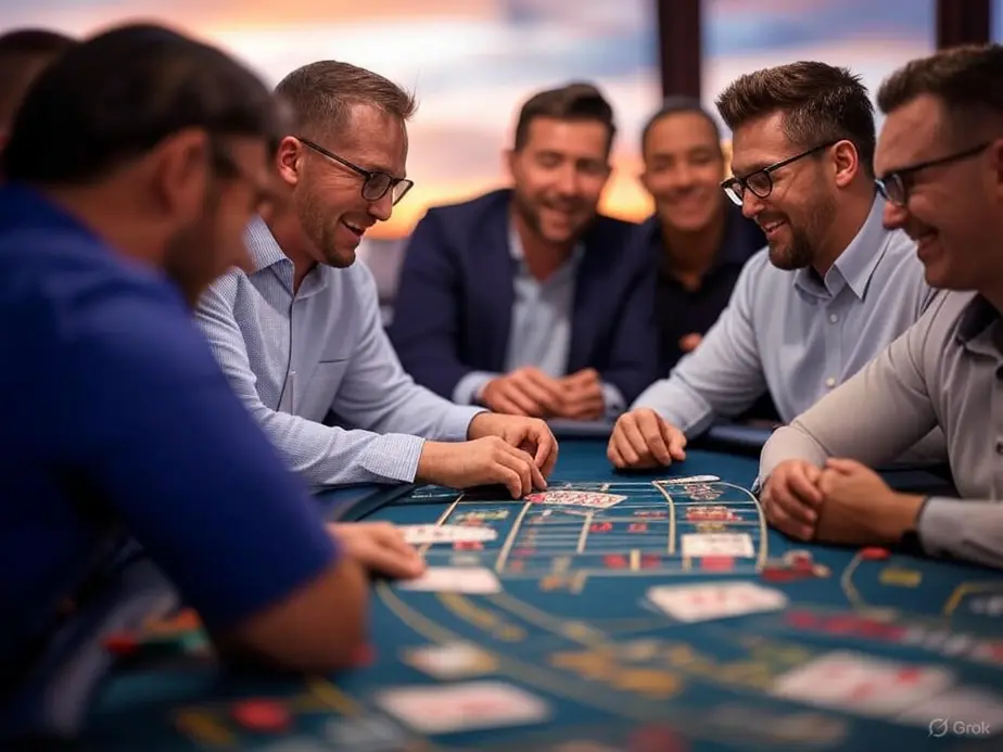 A classic depiction of the possible hands in Blackjack, showcasing various strategic scenarios.