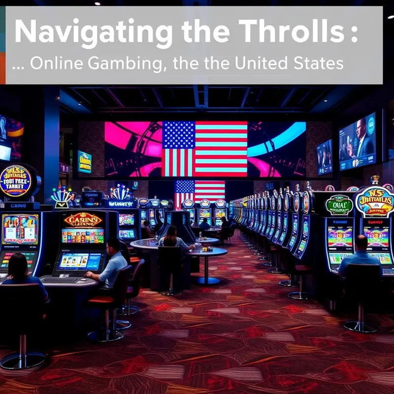 A visual representation of the regulatory framework for online gambling across different U.S. states as of 2025.