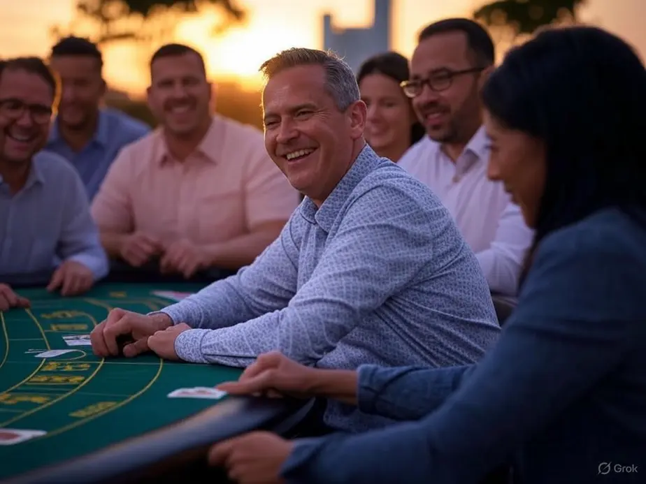 A classic depiction of the possible hands in Blackjack, showcasing various strategic scenarios.