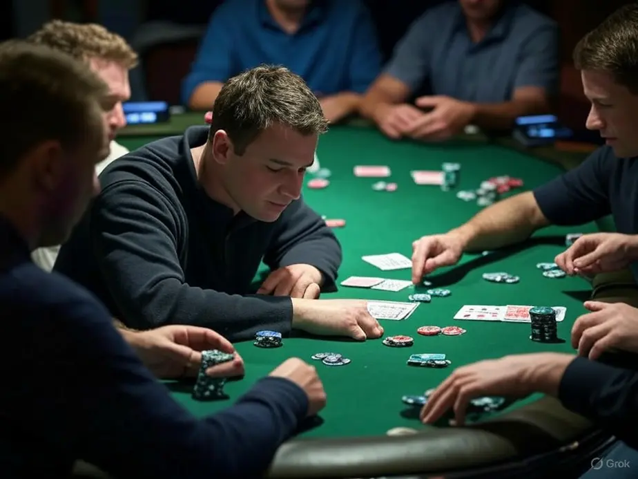 A player deliberates on their next move, showcasing the game’s strategic depth.
