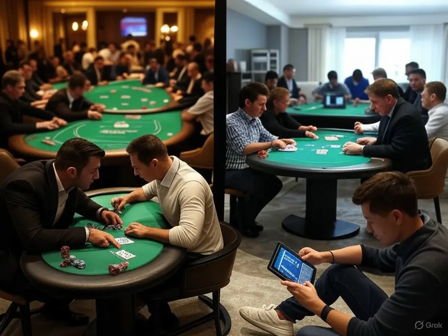 High rollers in a high roller scenario, playing for colossal pots at the Million Dollar Cash Game.