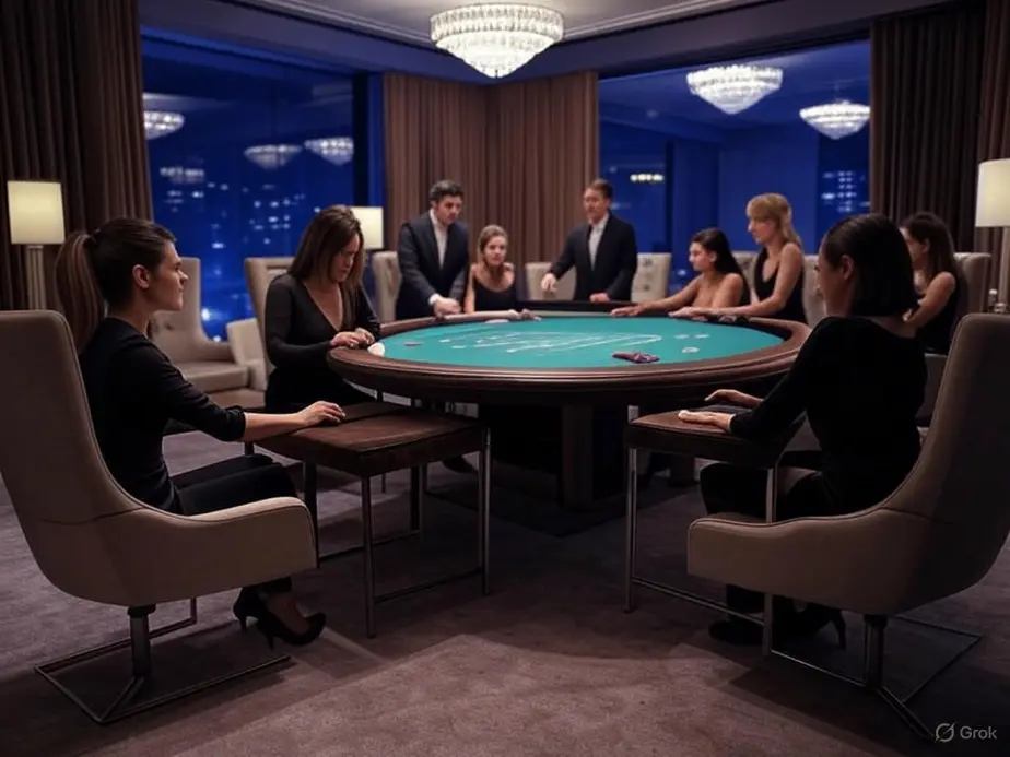 A screenshot from an online baccarat software showing the virtual card dealing process.