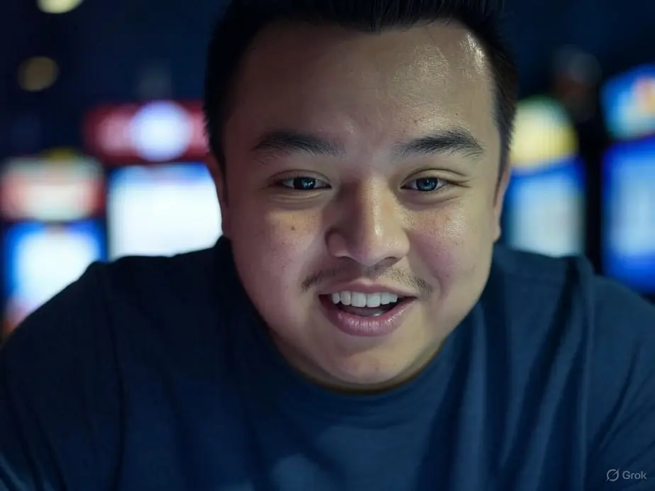 A lively depiction of a real money online casino experience with players enjoying different games.