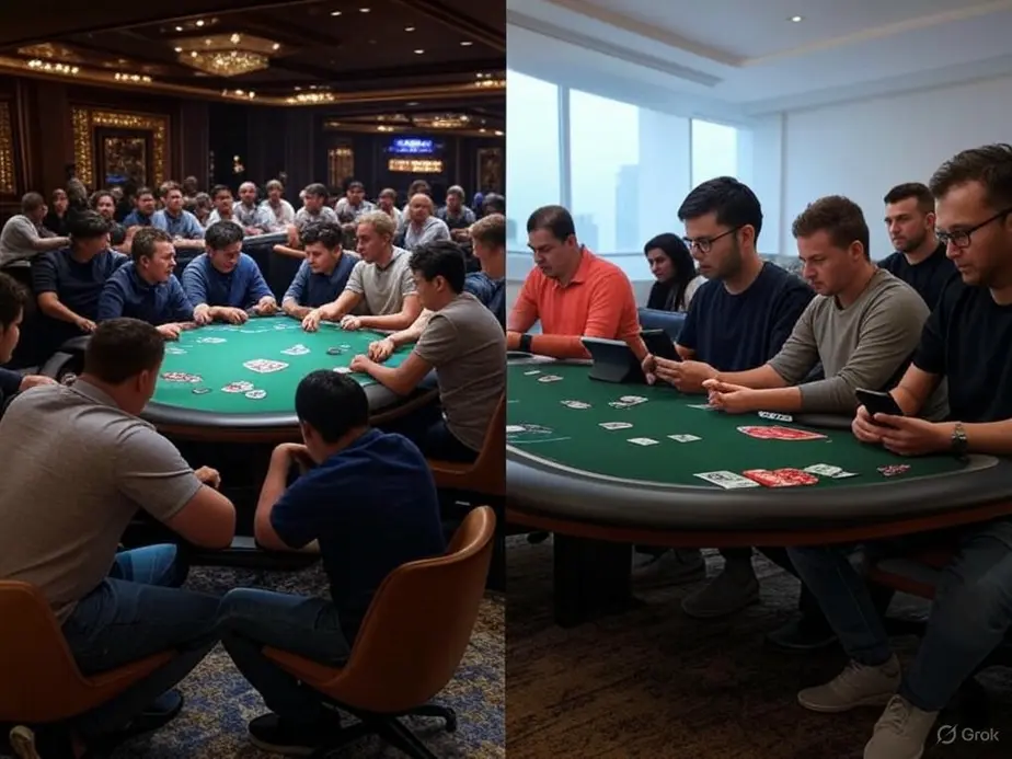 High rollers in a high roller scenario, playing for colossal pots at the Million Dollar Cash Game.