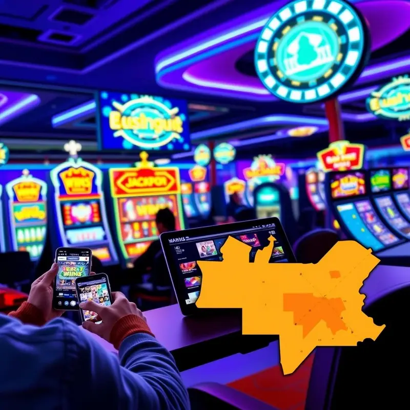 An ecstatic player celebrates a record-breaking online casino jackpot win, reflecting the surge in life-changing payouts in 2025.