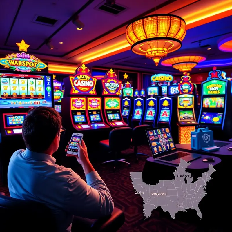 An ecstatic player celebrates a record-breaking online casino jackpot win, reflecting the surge in life-changing payouts in 2025.