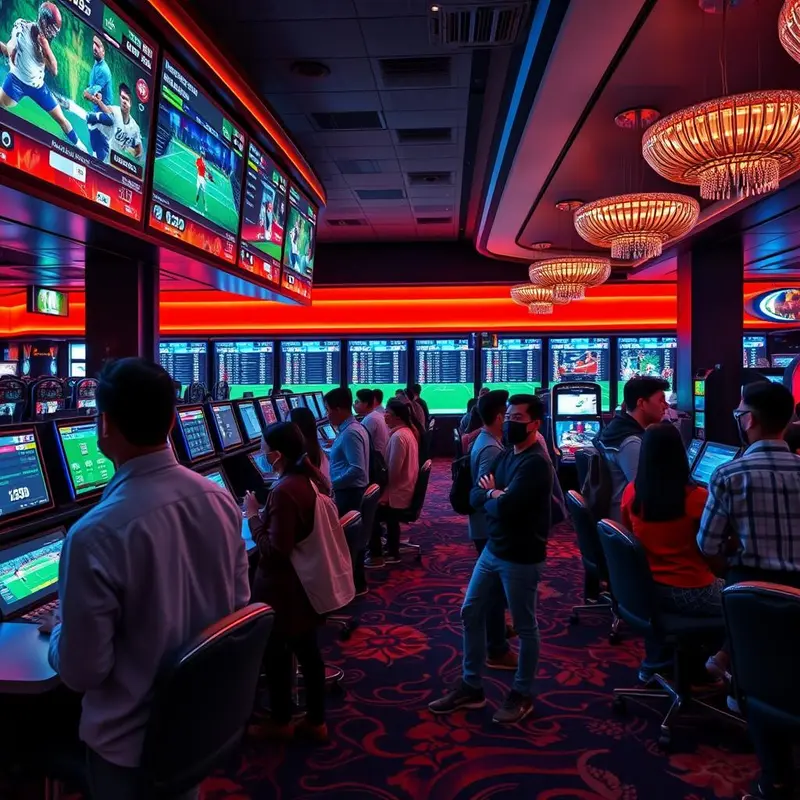 Multi-device sports betting interface showcasing AI-driven analytics and live odds enhancing bettor engagement.