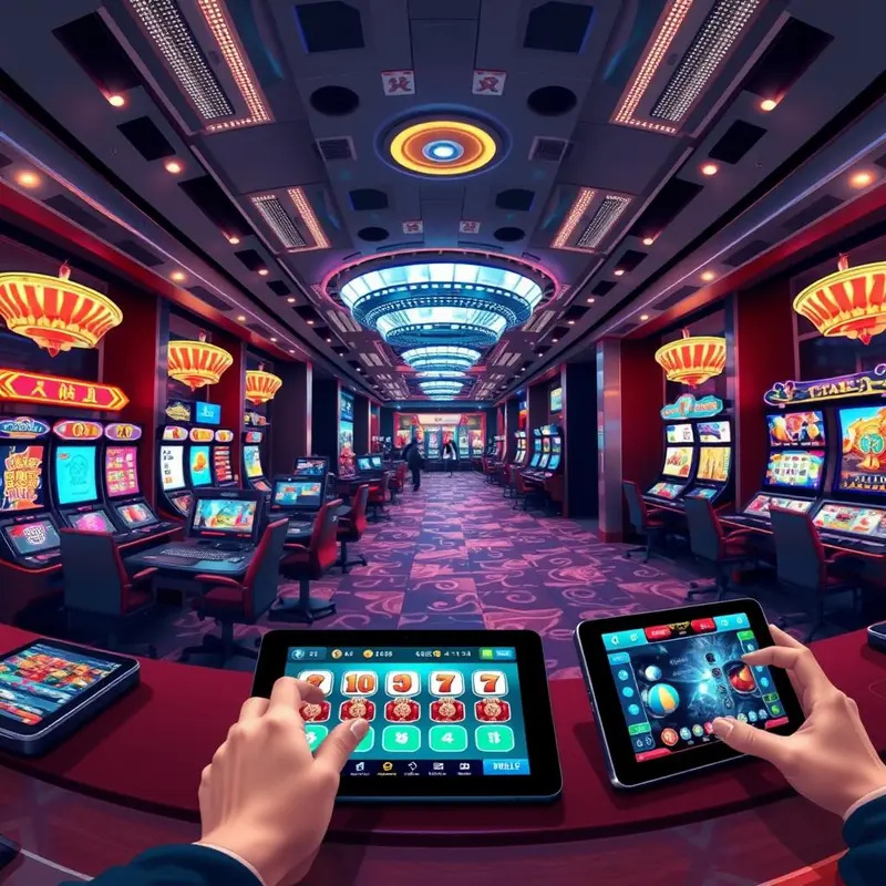 A visual depiction of security measures and technological innovations in online casino platforms.