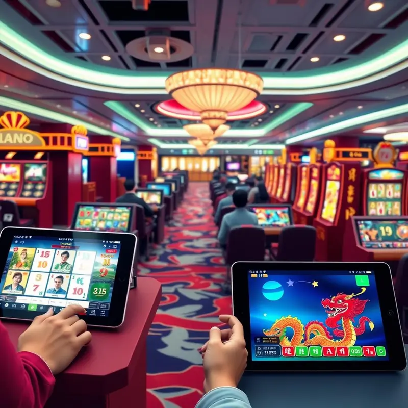 A visual depiction of security measures and technological innovations in online casino platforms.