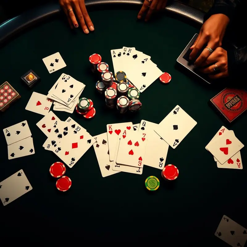 Players immerse themselves in Texas Hold’em, showcasing the depth and strategy involved across various poker variants.