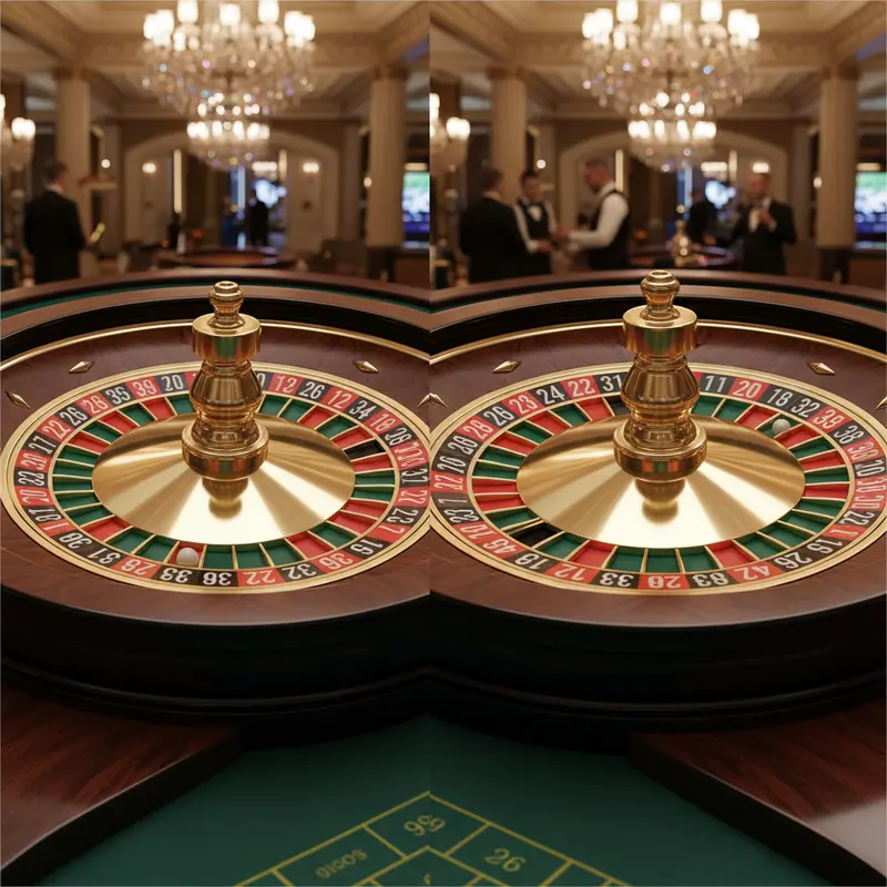 A glimpse into the strategic elegance of European Roulette.