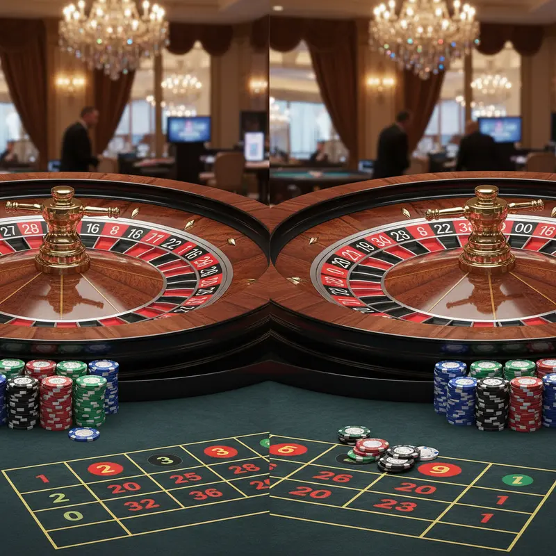 A glimpse into the strategic elegance of European Roulette.