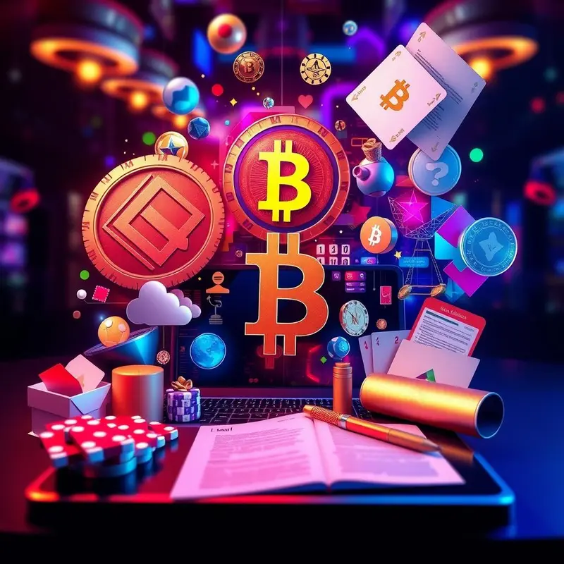 A depiction of a modern online casino platform with cutting-edge technology.