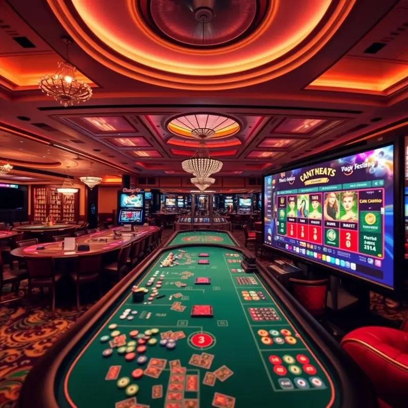 The transition from traditional casino tables to advanced online gaming platforms.