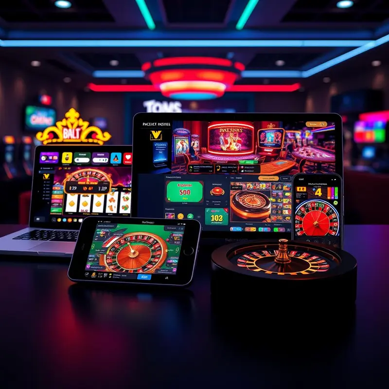 An overview of diverse online casino games, illustrating the broad game types and mechanics behind digital gambling.