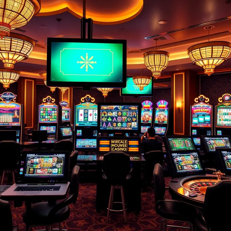 A visual representation of key components in real money online casino platforms, including game variety and secure payment systems.