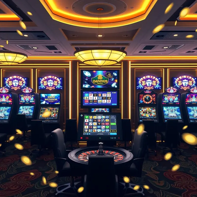 A visual representation of key components in real money online casino platforms, including game variety and secure payment systems.